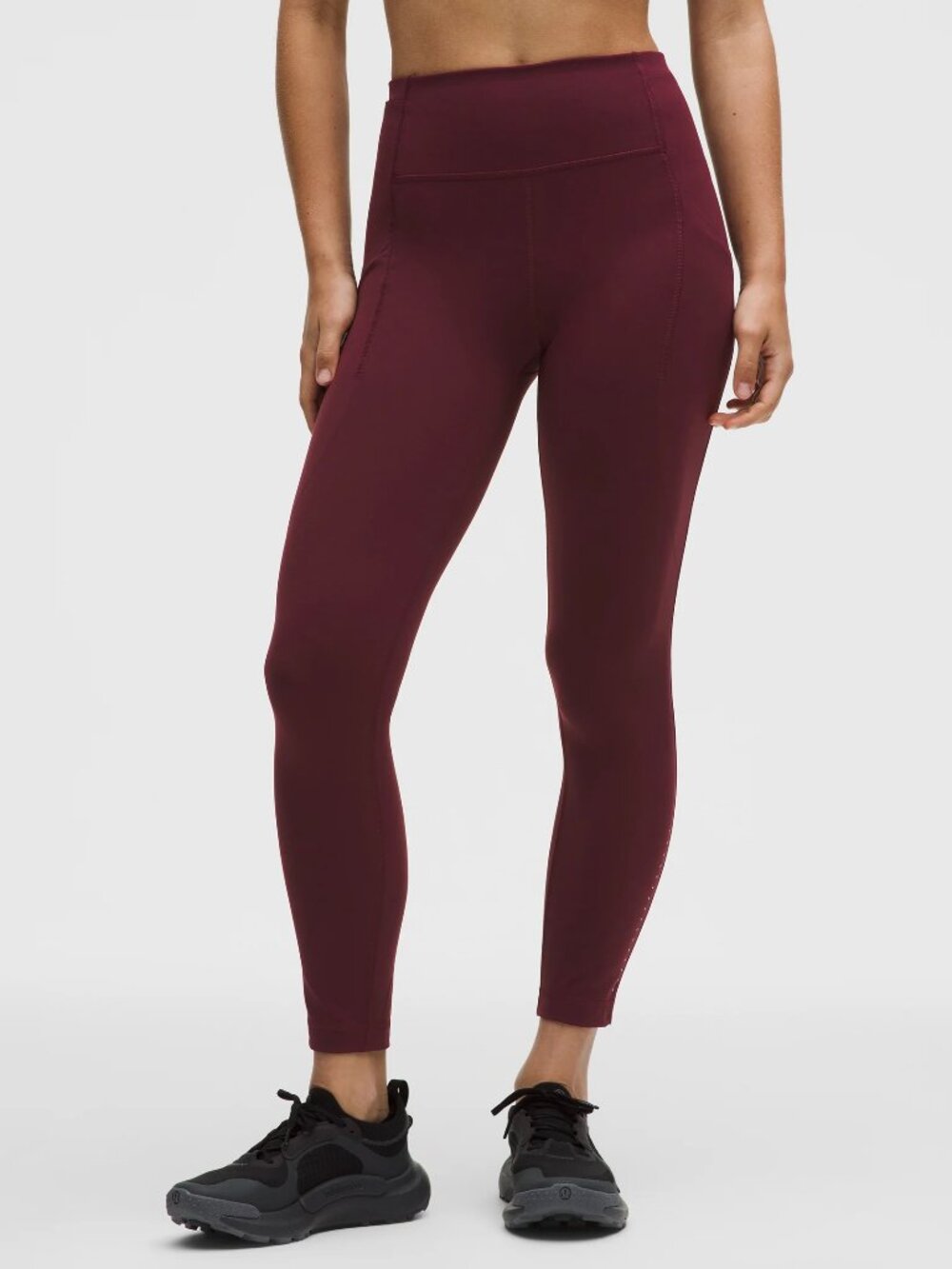 Lululemon Swift Speed High-Rise Tight Leggins 25" LW5HACS Burgundy Bay